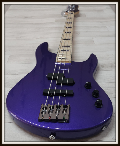 Spector Icon NC-4 Frank Bello, Metallic Purple, Signature